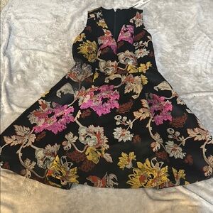 NWT Alice + Olivia mollie box pleat mini dress